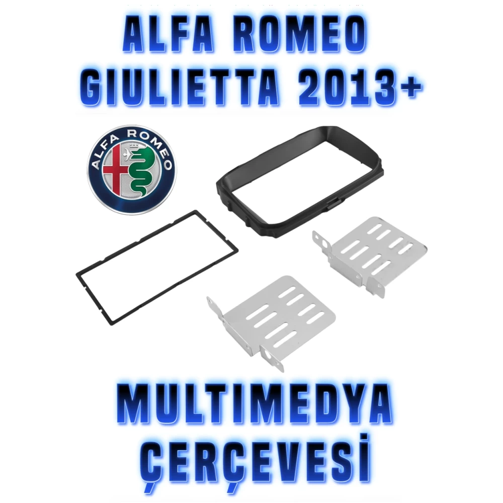 ALFA ROMEO GiULiETTA 2013+ 2 DIN Oto Teyp Radyo Upgrade Multimedya Panel Çerçevesi