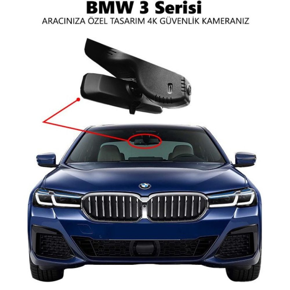 BMW 3 Serisi G21 Touring Modele Araca Özel 4K Araç Kamerası DashCam Model B 2019 2020 2021 2022 2023 2024 2025