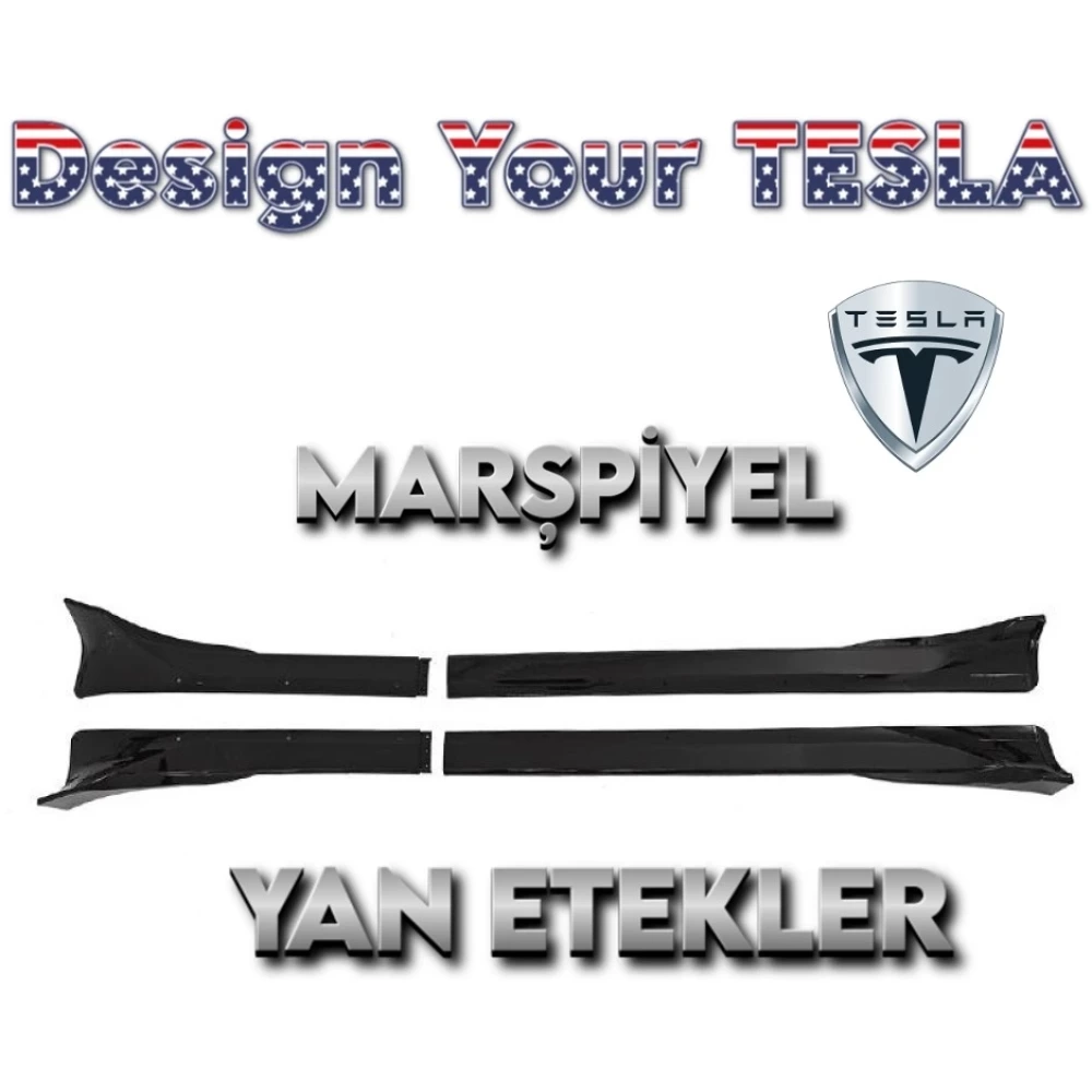Tesla Model Y 2019-2025 Yan Etekler-Marşpiyel-Side Skirts