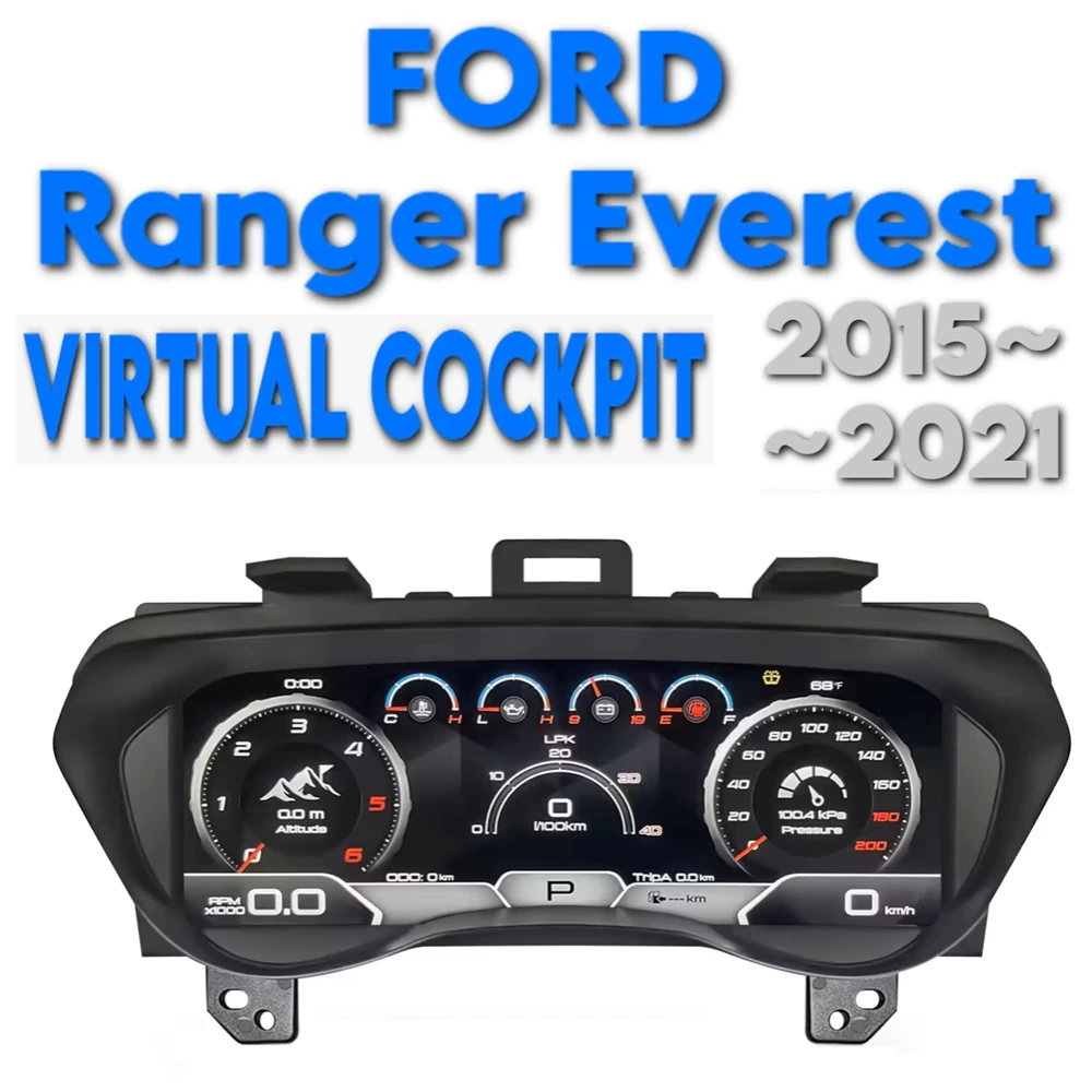 FORD Ranger T7 T8 Everest T7 T8 Dijital Hayalet Ekran Hız Gösterge Paneli 2015 2016 2017-2018 2019 2020 2021