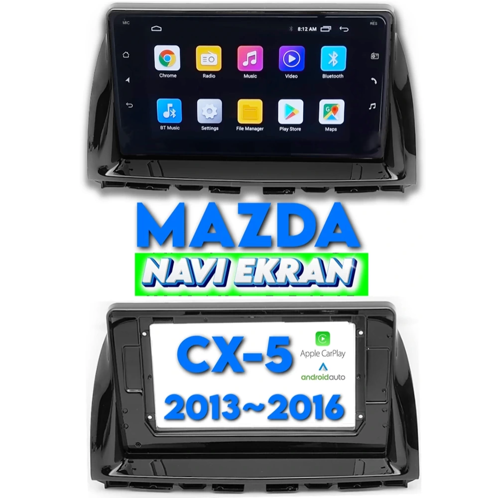 Mazda CX-5 Android Multimedya Ekran Navigasyon Sistemi 10 inç 2013 2014 2015 2016