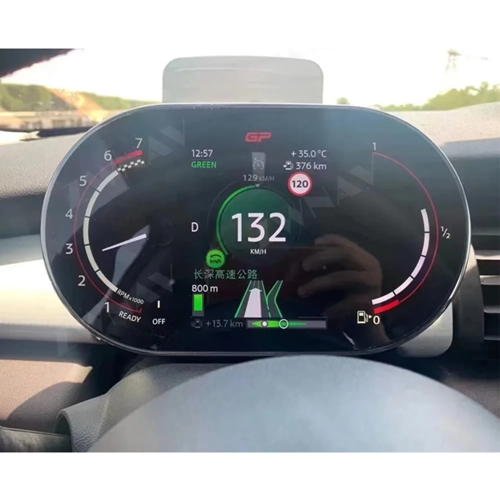Mini Cooper R56/R57/R60 12.3 inç Dijital LCD Hayalet Ekran Hız Gösterge Paneli