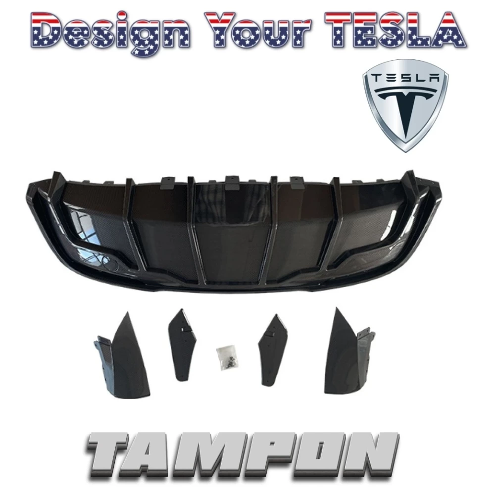 Tesla Model Y 2019-2025 Arka Tampon Lip Seti