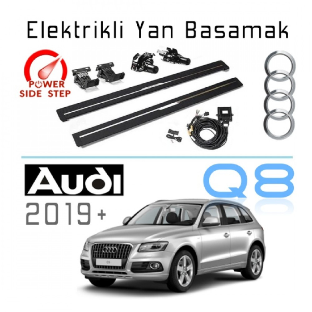 Audi Q8 2019+ Otomatik Elektrikli Yan Basamak