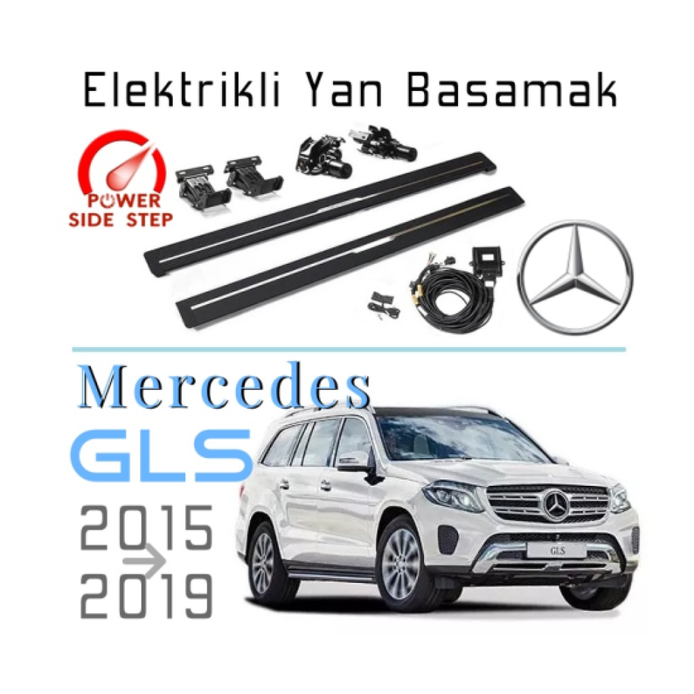 Mercedes Benz X166 GLS 2015-2019 Otomatik Elektrikli Yan Basamak