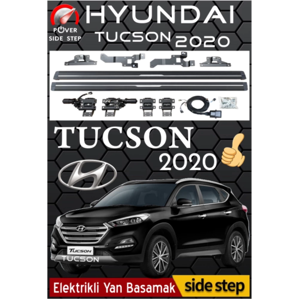 Hyundai Tucson 2015-2019 Otomatik Elektrikli Yan Basamak