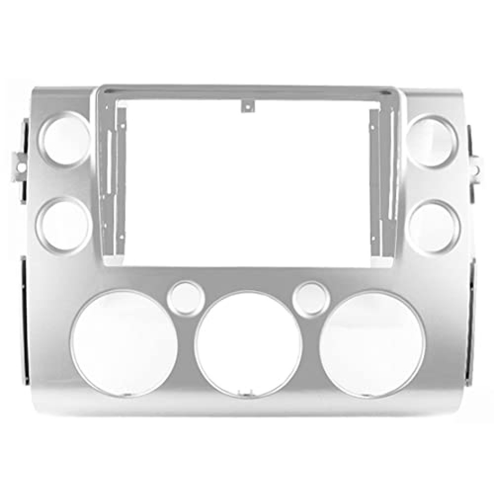 Toyota FJ Cruiser 2007+ Multimedya Çerçeve Seti Gümüş (Silver) 7 ve 9 inç Android Uyumlu