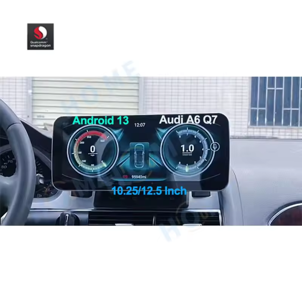 Audi A6 10.25/12.5 inch Android 13 - CarPlay - Android - Google Play Store - GPS Navigasyon - Multimedya Ekran 2010-2015