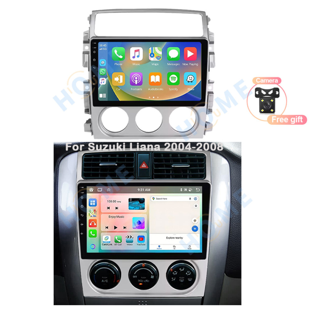 Suzuki Liana Android 14 - CarPlay - Android - GPS Navigasyon - Multimedya Ekran 2004-2008