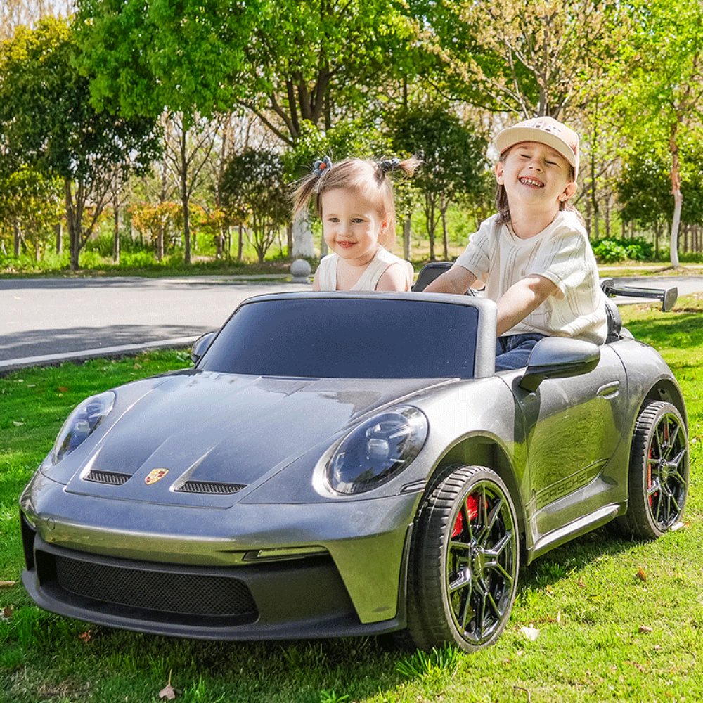 Porsche 911 GT3 Lisanslı 24V Profesyonel Akülü Spor Araba - Havalı Lastikli