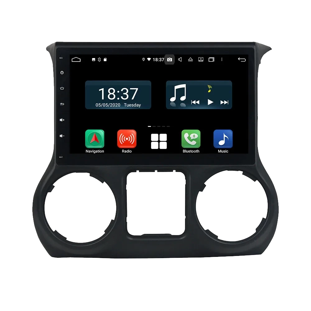 Jeep Wrangler Android 14 Kablosuz CarPlay Multimedya Ekran Navigasyon Sistemi