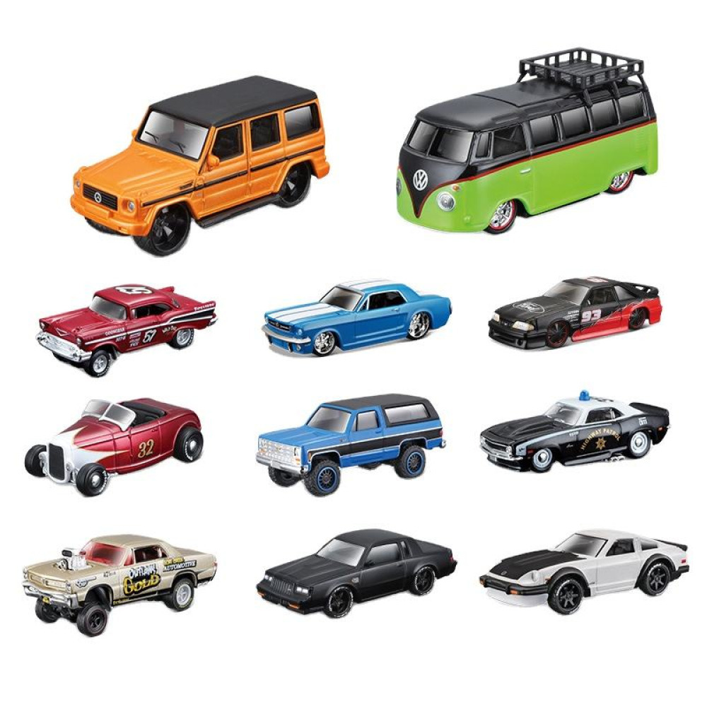Bburago 1/64 Muscle & Racing Car Diecast – Amerikan Gücü ve Yarış Ruhu Küçük Ölçekte