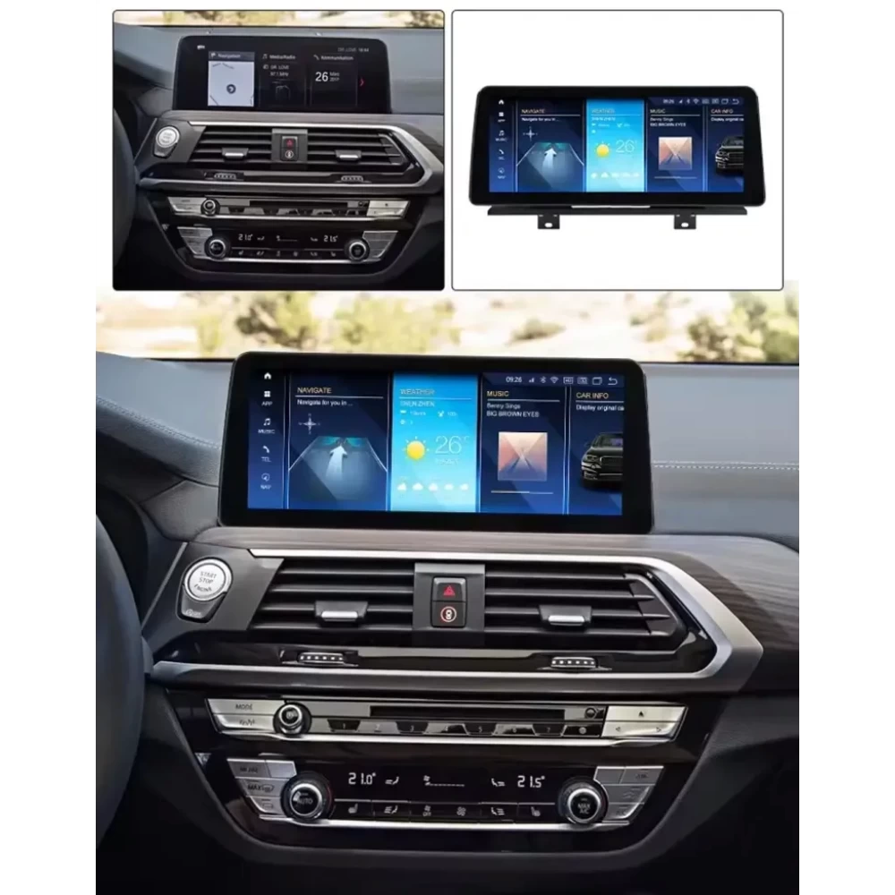 BMW X3 (G01) & X4 (G02) Android Multimedya Sistemi - 10.25 / 12.3 İnç IPS Ekran (2018–2021)