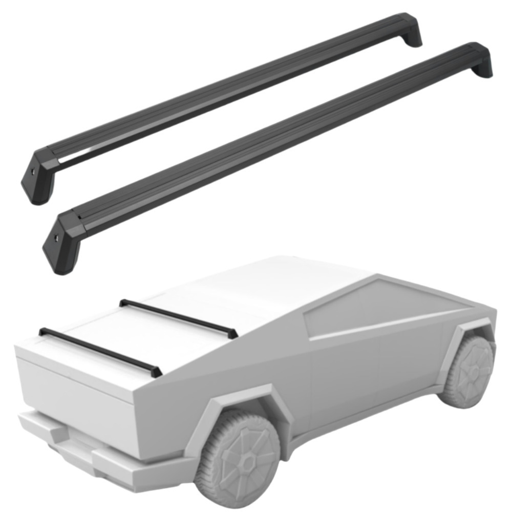 Tesla Cybertruck Tavan Rayları-Bagaj Rafı-Kargo Taşıyıcısı-Tavan Rayları