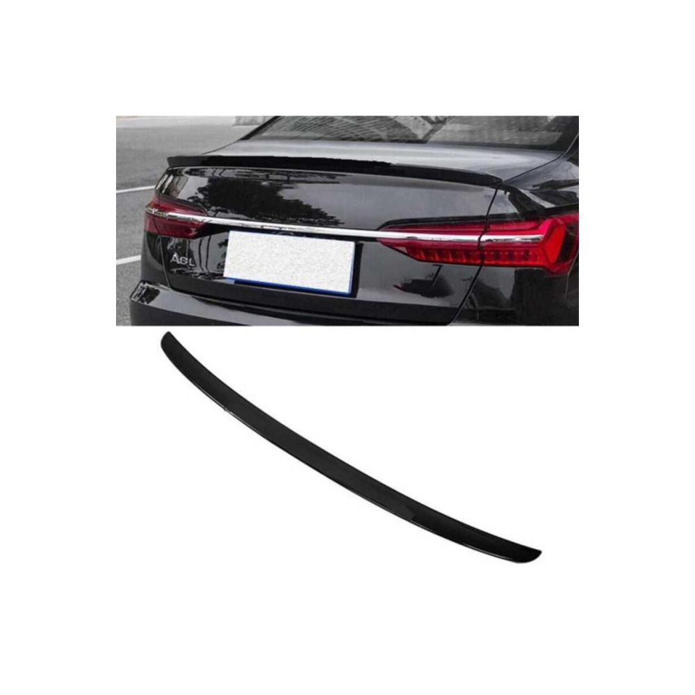 Audi A6 C8 Uyumlu Siyah Renk Spoyler Spoiler Piano Black 2018 2019 2020 2021 2022 2023 2024 2025