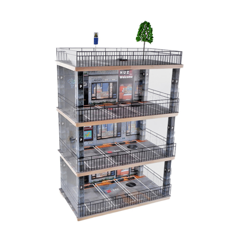 1/24 Ölçekli LED Aydınlatmalı VIP Akrilik Sergi Kutusu – Diecast Modeliniz İçin Kristal Netliğinde Showroom