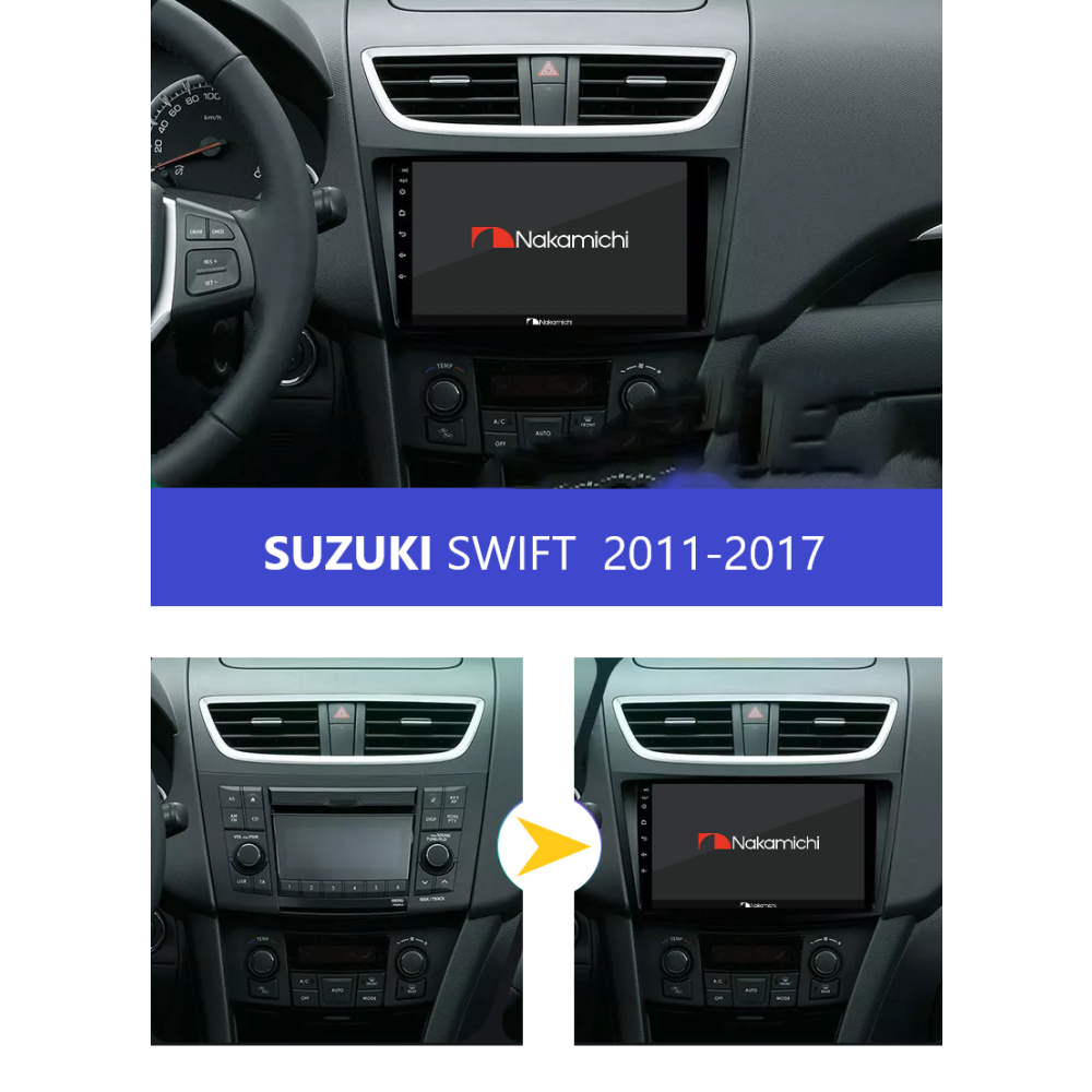 Suzuki Swift (2011-2017) | Android Multimedya Navigasyon Sistemi