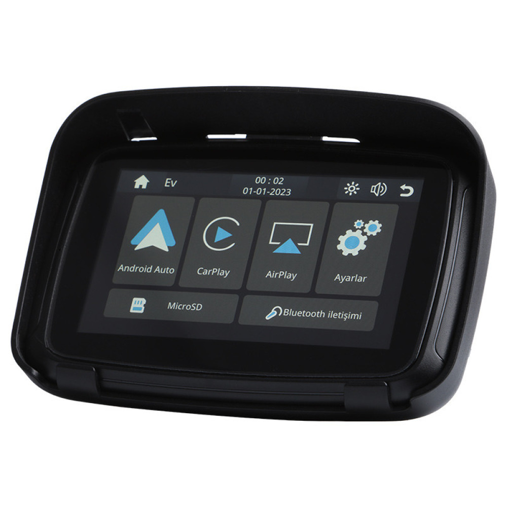 Ottocast C5 Lite Navigasyon CarPlay / Android Auto / AirPlay 5 Motosiklet Ekranı 