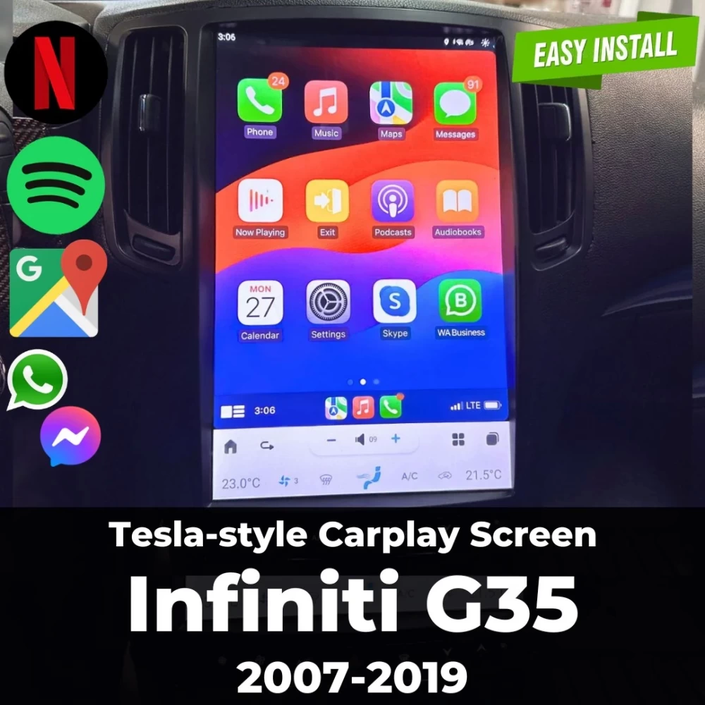 Infiniti G35 Tesla Ekran 2007-2019