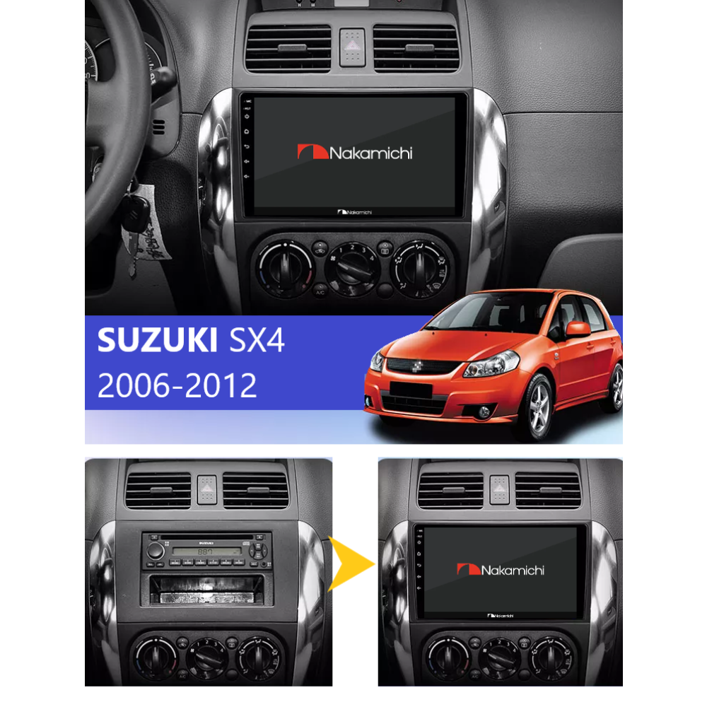 Suzuki SX4 (2006-2012) | Android Multimedya Navigasyon Sistemi
