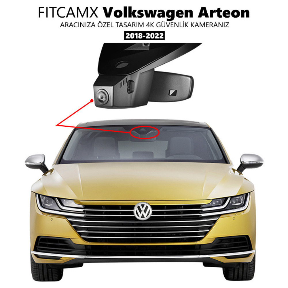 Volkswagen Arteon Modele Özel 4K Araç Kamerası (2018-2022)