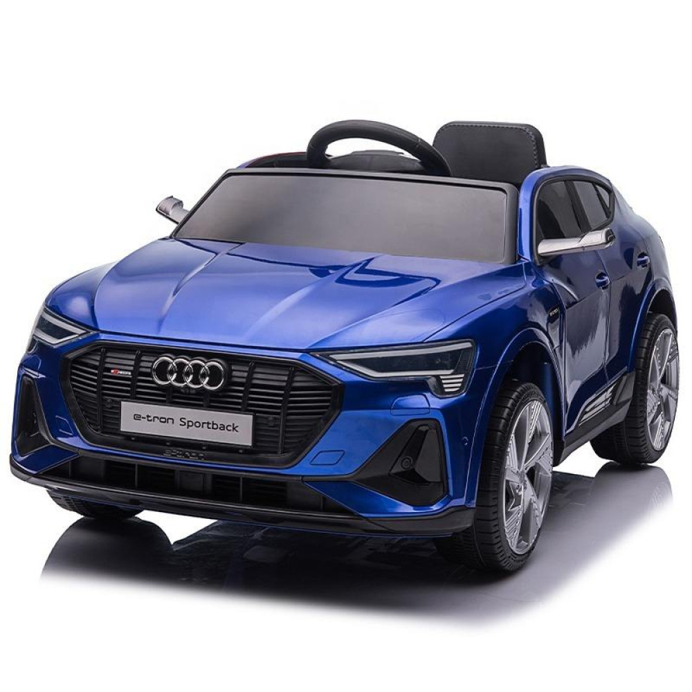 12V Licensed Audi e-tron Sportback - Orijinal Lisanslı, Karbon Detaylı, Eva Tekerlekli, Deri Koltuklu ve 2.4G Uzaktan Kumandalı Modern Akülü SUV