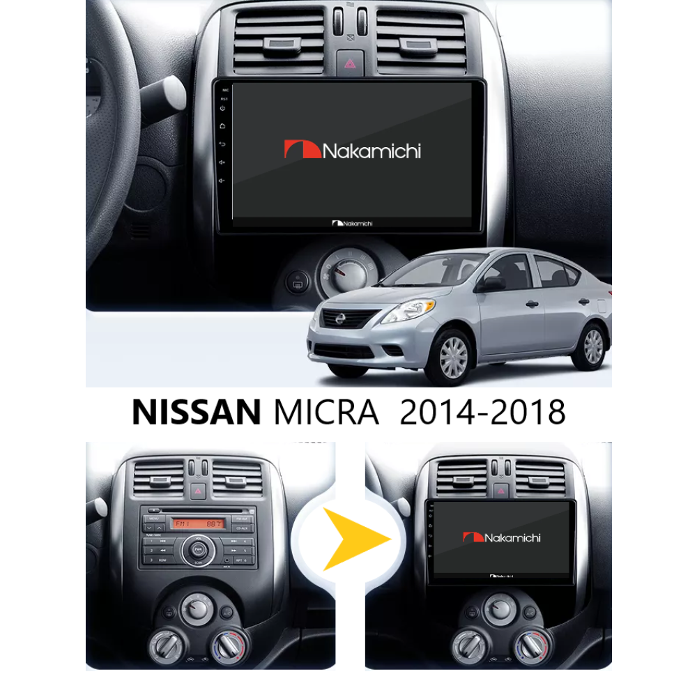 Nissan Micra (2014-2018) | Android Multimedya Navigasyon Sistemi