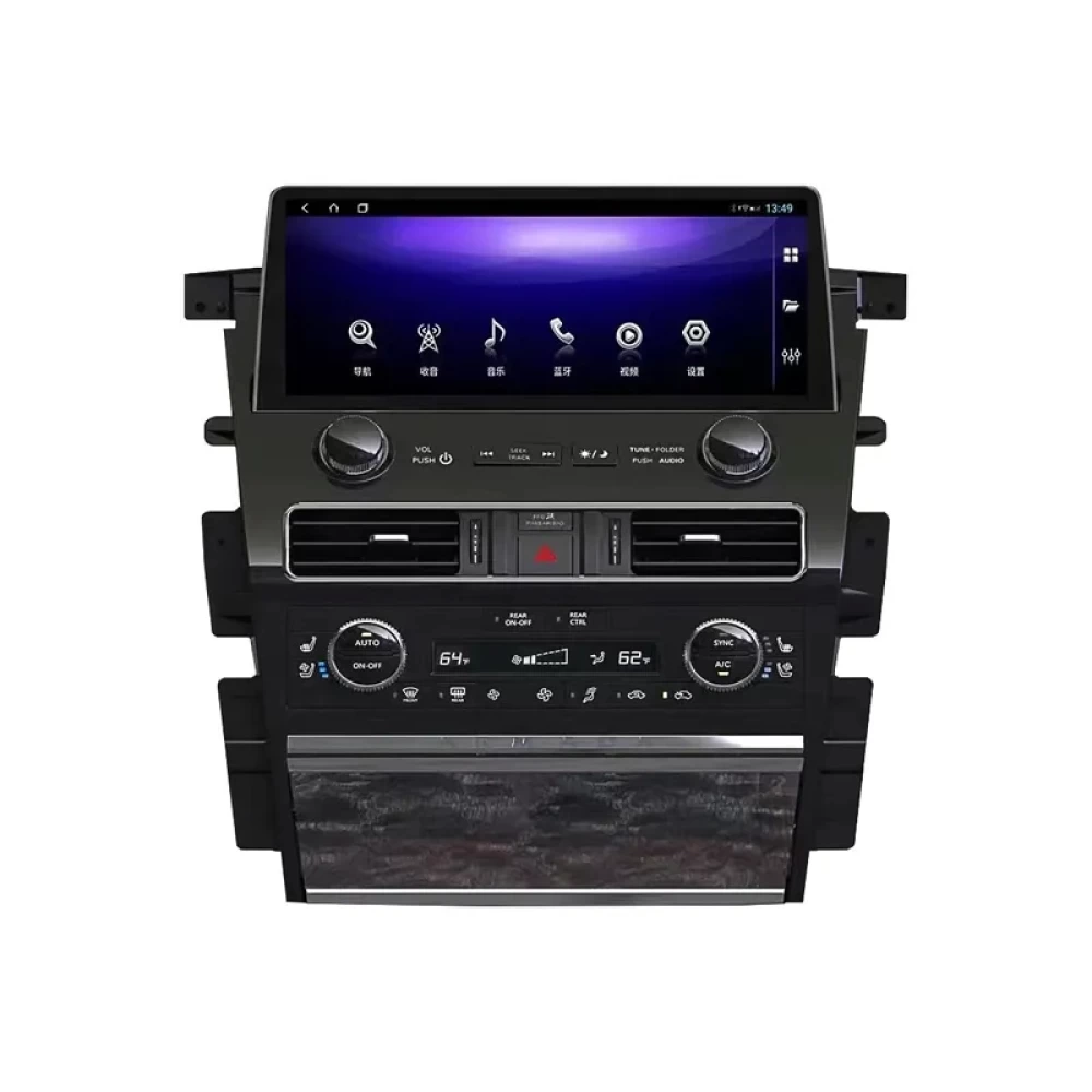 NISSAN Patrol Y62 Armada QX80 Infiniti Android Auto Multimedya Ekran 12.3 İnç 2010 2011 2012 2013 2014 2015 2016 2017 2018 2019 2020 2021 2022