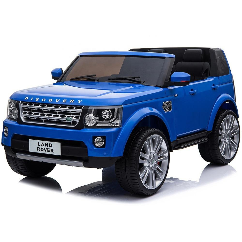 Land Rover Discovery-Adventure Lisanslı 12V Basamaklı Tavanlı Çift Koltuklu 12V Çift Motorlu Akülü Pilli Çocuk Arabası