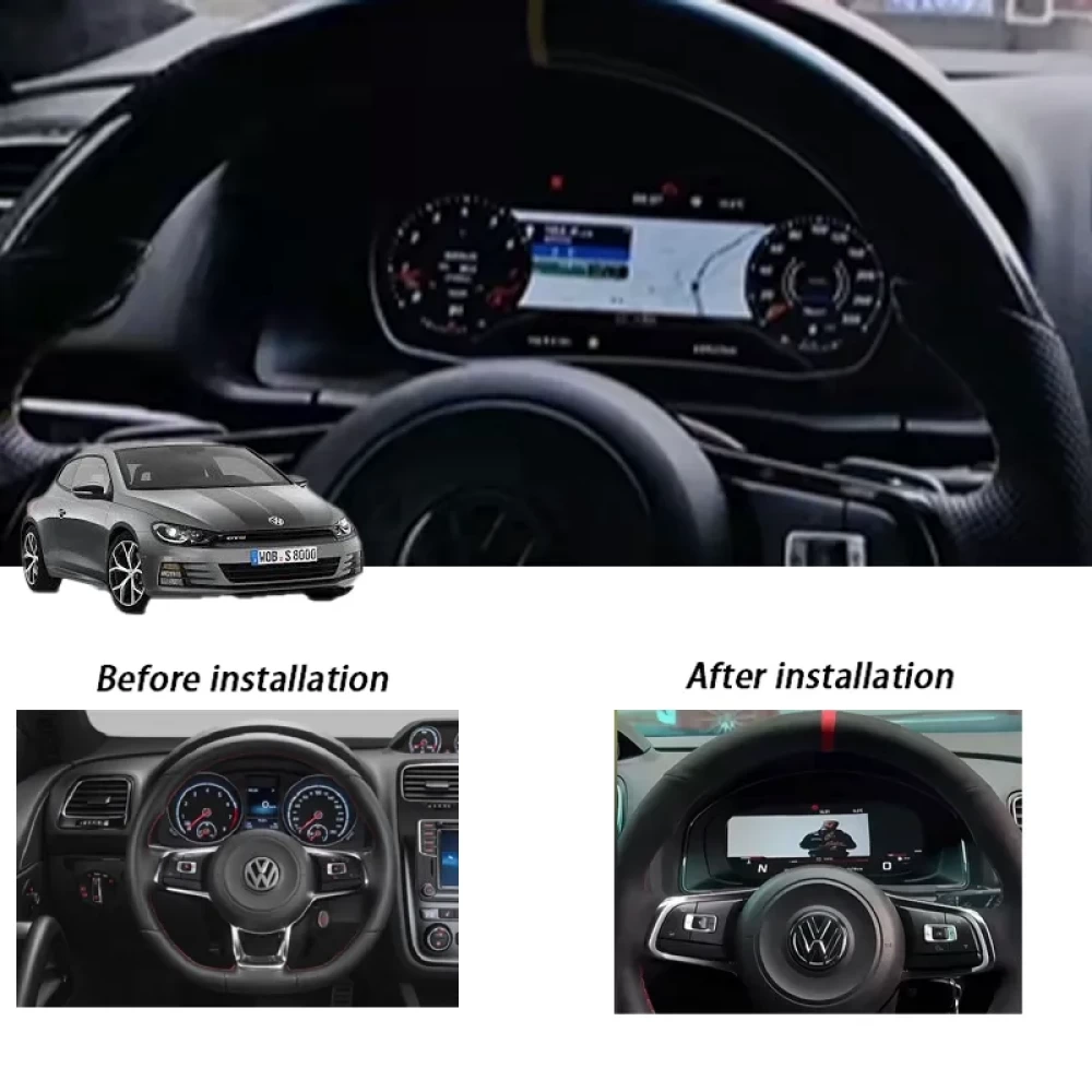 Volkswagen Scirocco & Eos Dijital Gösterge Paneli - 10.25 İnç