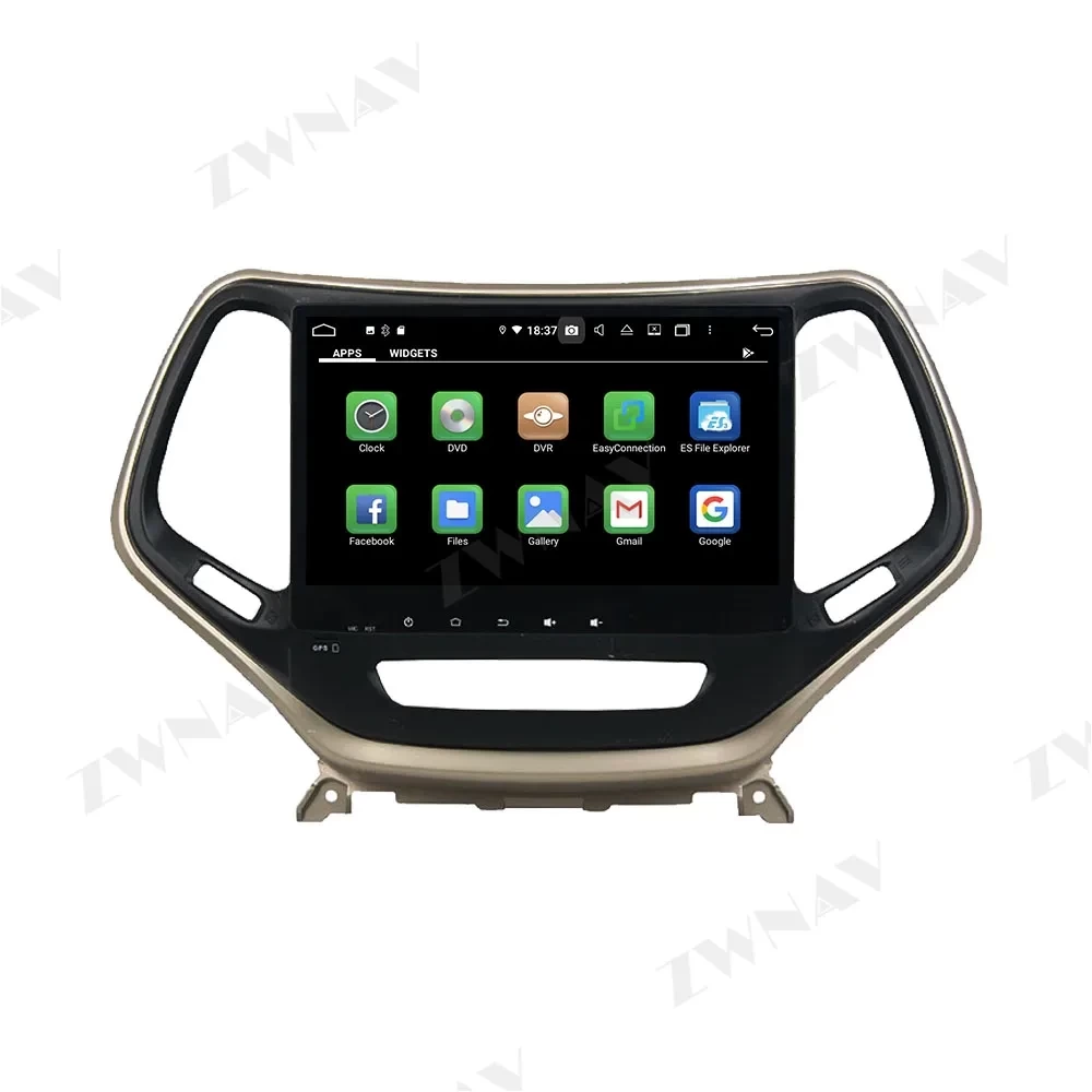 Jeep Cherokee Android 14 Kablosuz CarPlay Multimedya Ekran Navigasyon Sistemi 2016 2017