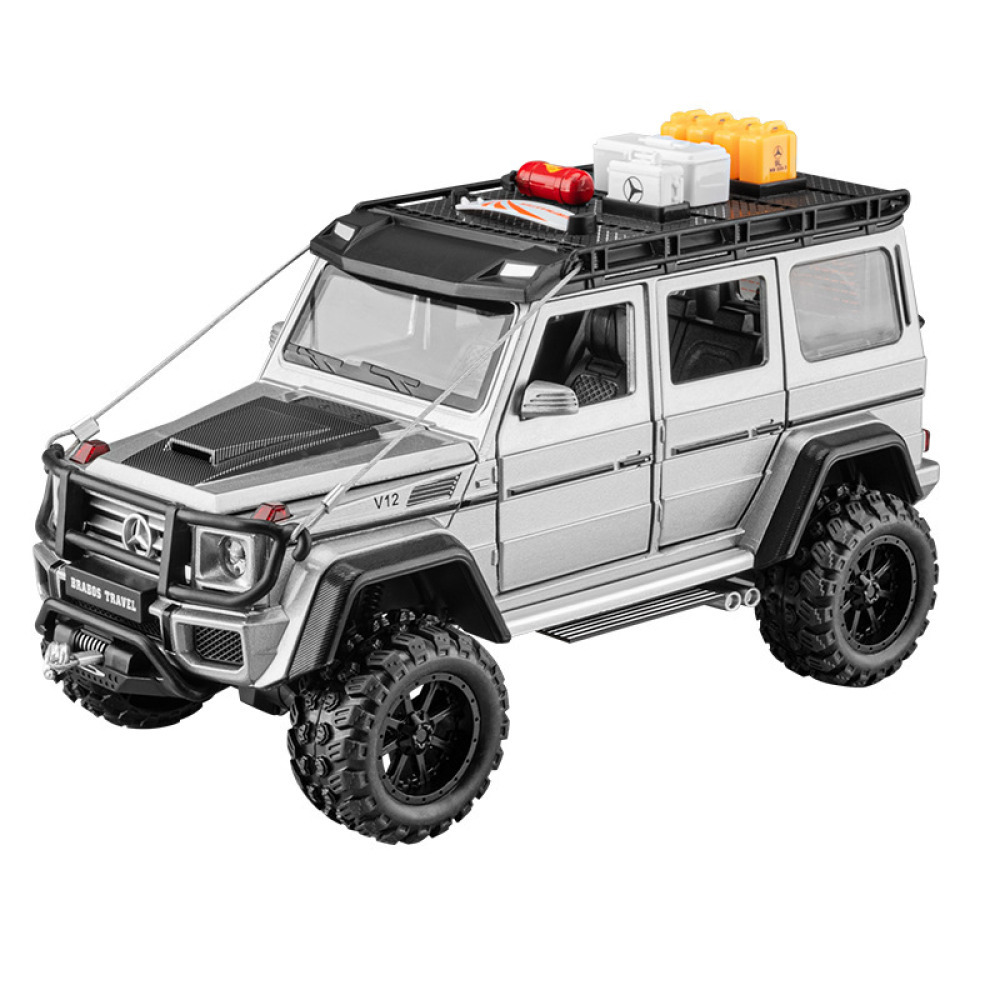 CHEZHI 1/24 Mercedes-Benz G550 AMG – Zamansız Bir İkonun Metalik Heybeti Diecast Koleksiyonunuzda