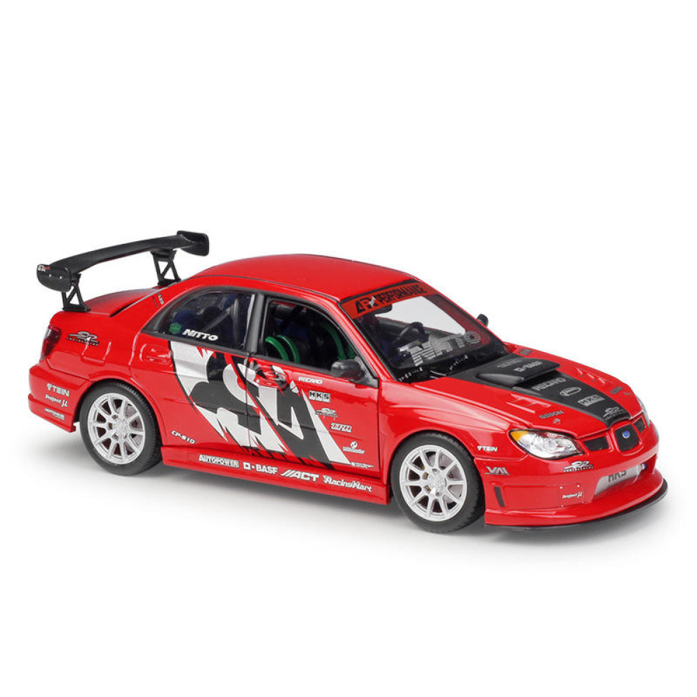 1/24 Subaru Impreza WRX STI Diecast Koleksiyonluk Hobi Metal Maket Model Araba