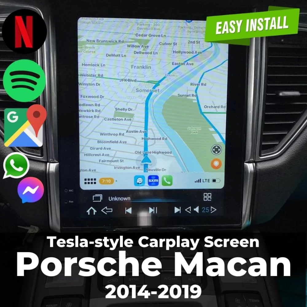 Porsche Macan Tesla Ekran 2014-2019