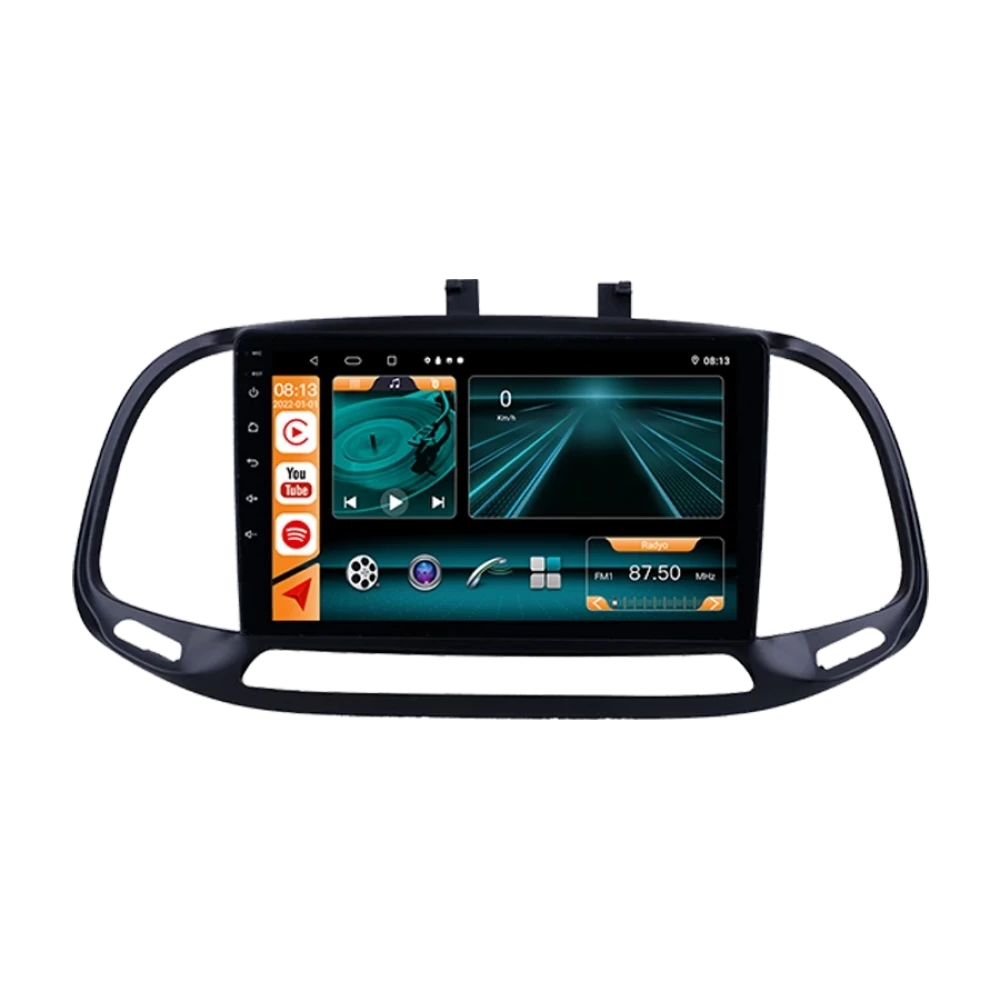 Fiat Doblo (2015-2016-2017-2018-2019-2020) 10 İnç Android Multimedya & Navigasyon Sistemi