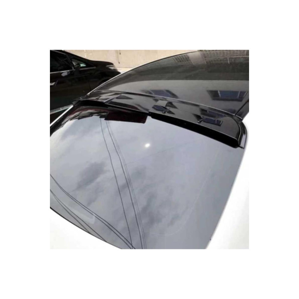 Mercedes W205 İçin Uyumlu Cam Üstü Spoiler Piano Black 2015-2021