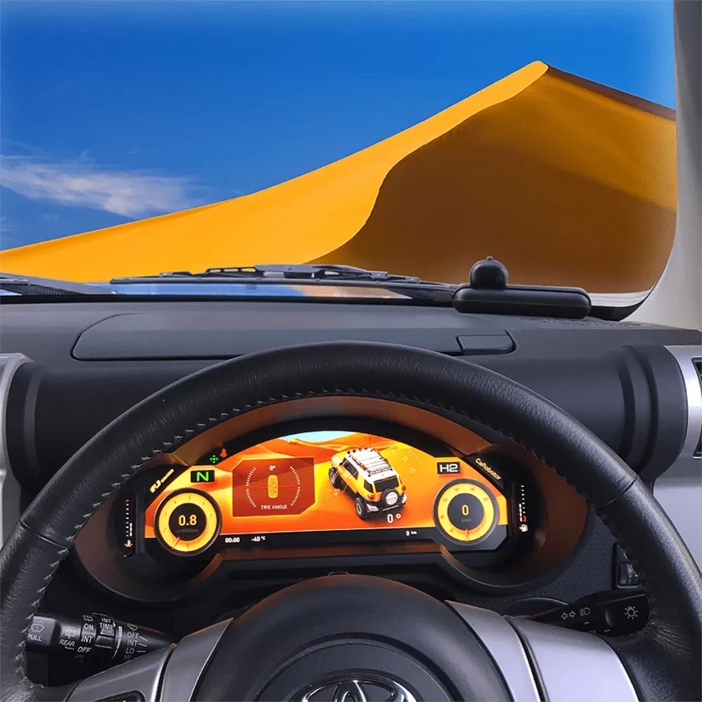 Toyota FJ Cruiser 12.3 İnç Dijital Hayalet Ekran Paneli 2006 2007 2008 2009 2010 2011 2012 2013 2014 2015 2016 2017 2018 2019 2020 2021 2022