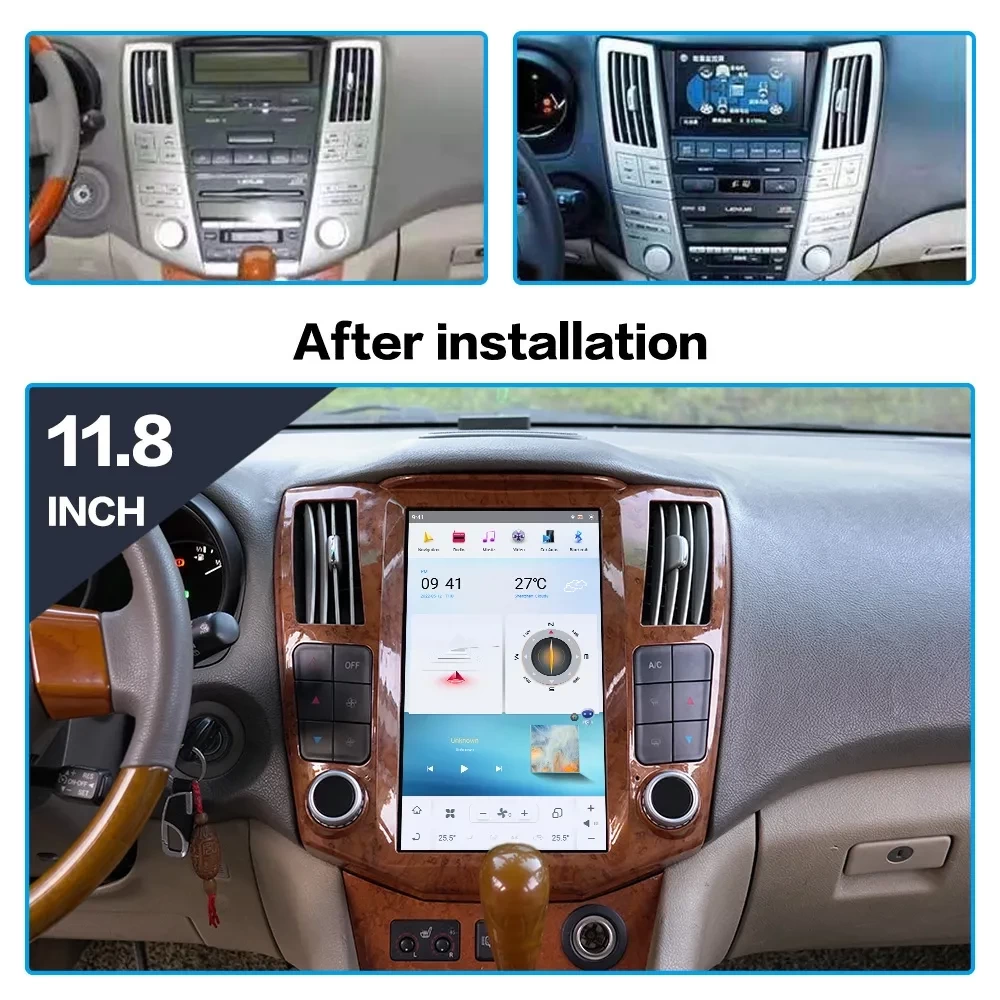 Lexus RX300 / RX330 / RX350 (2004-2008) Tesla Stil Multimedya Sistemi