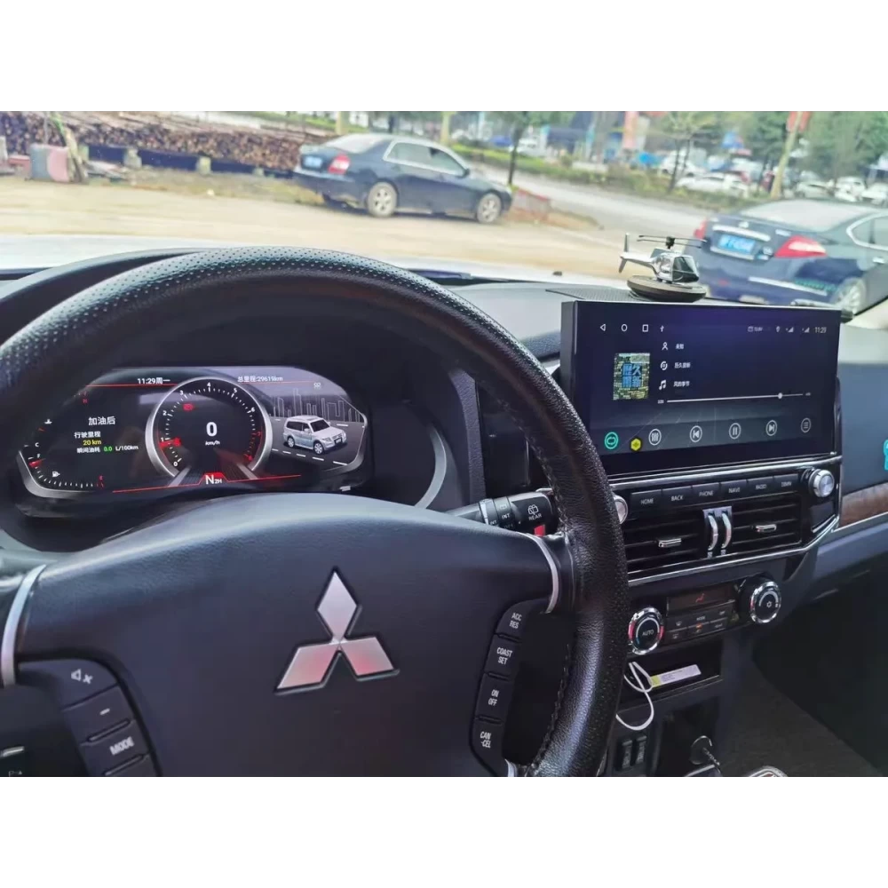 Mitsubishi Pajero (2006-2018) 12.3 İnç Dijital Hayalet Ekran Paneli 