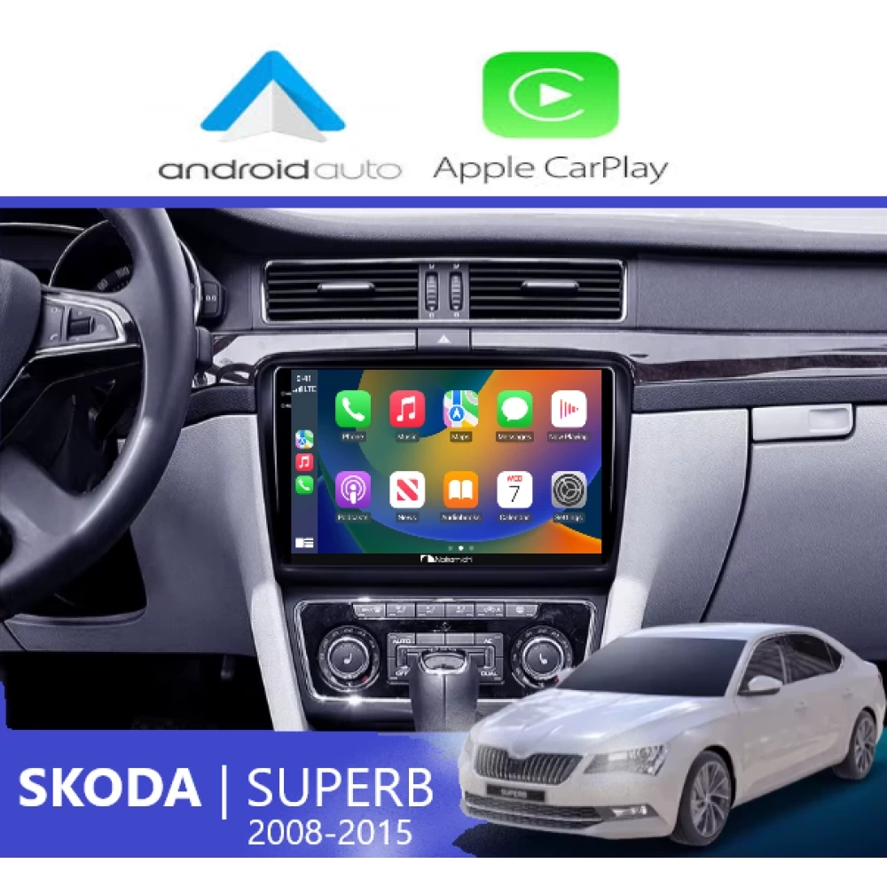 Skoda Superb (2008-2015) | 9 İnç Android Multimedya ve Navigasyon Sistemi