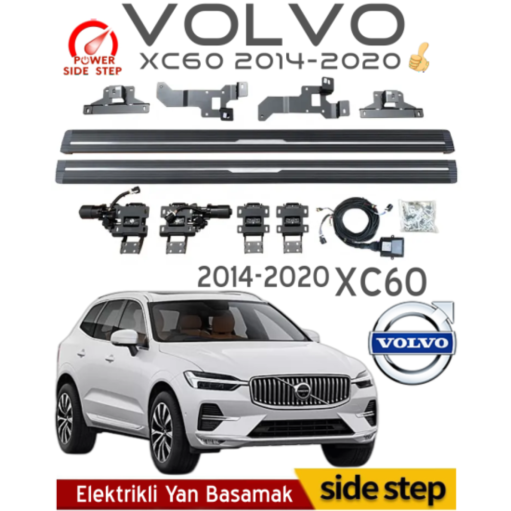 Volvo XC60 2014-2020 Otomatik Elektrikli Yan Basamak