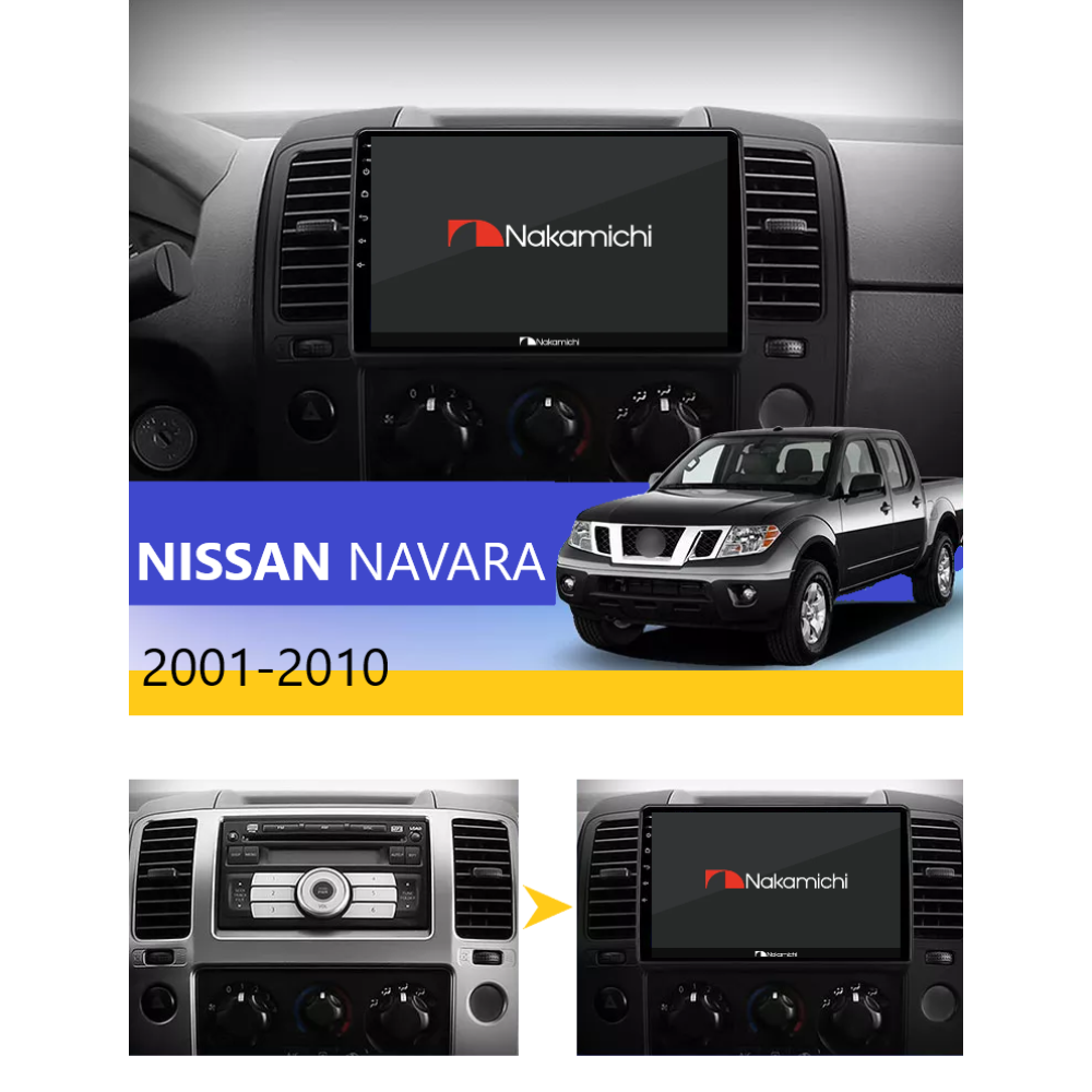 Nissan Navara (2001-2010) | Android Multimedya Navigasyon Sistemi