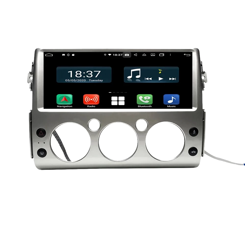 Toyota FJ Cruiser (2007-2017) 12.3 İnç Android 14.0 Multimedya Sistemi - Gümüş