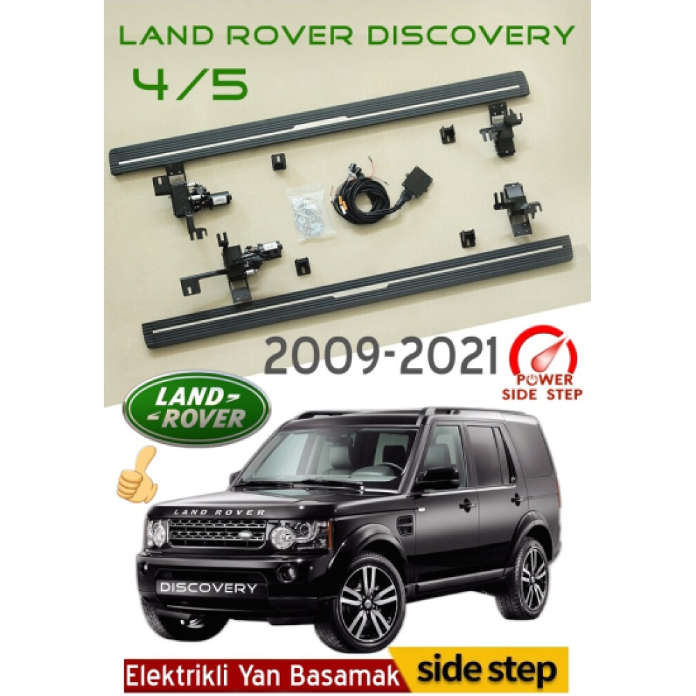 Land Rover Discovery 4 5 2009-2021 Otomatik Elektrikli Yan Basamak