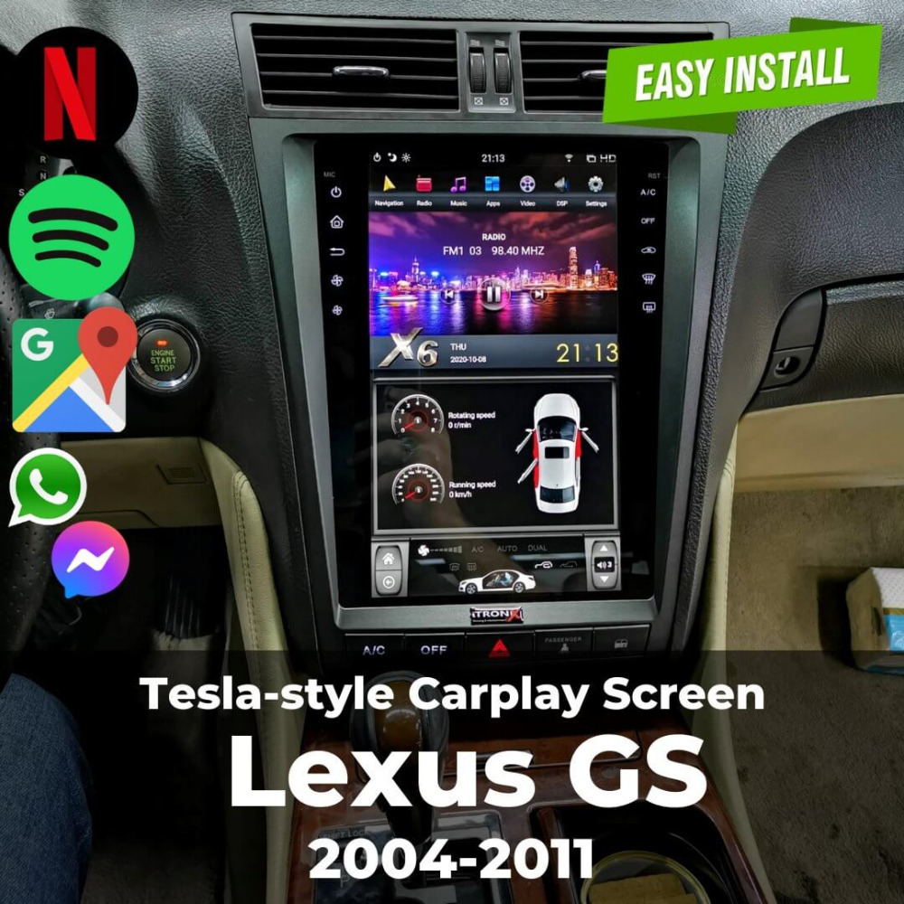 Lexus GS Tesla Ekran 2004-2011