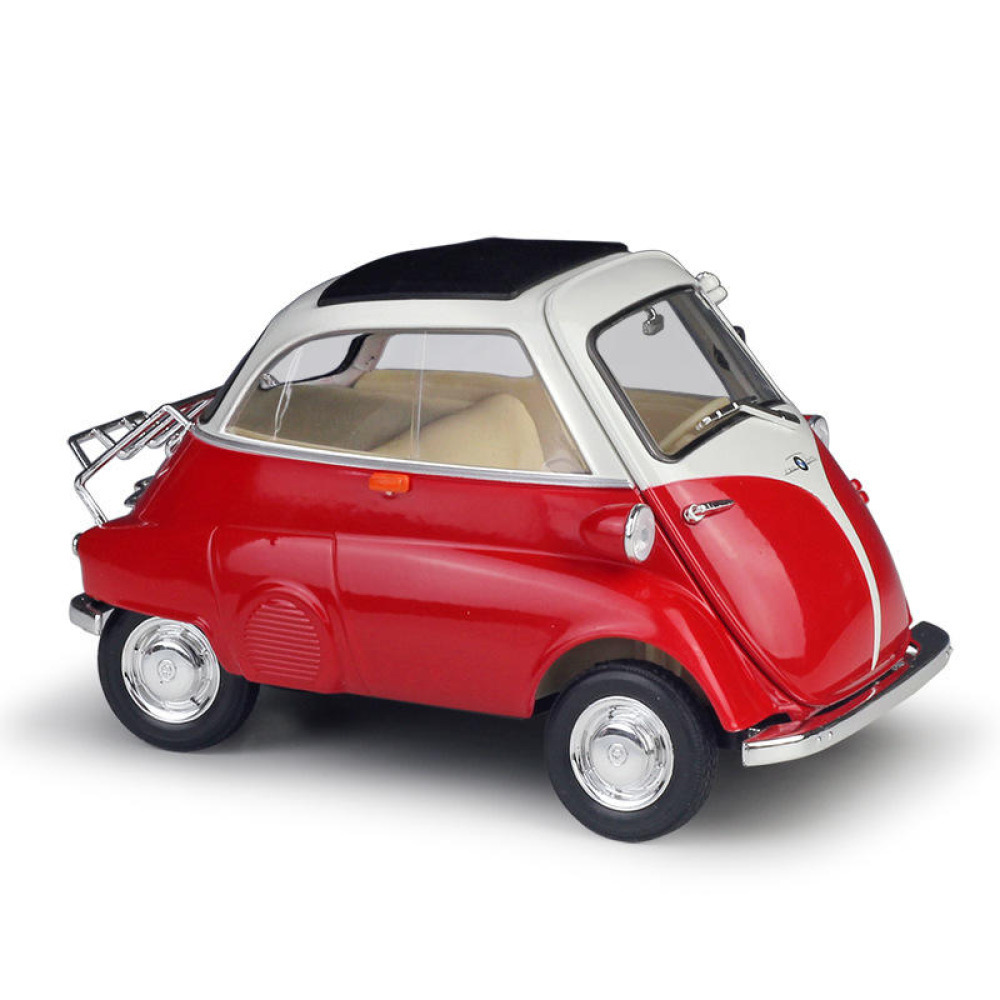 1/18 BMW Isetta Diecast Mikro Otomobil Devrimi Koleksiyonluk Hobi Metal Maket Model Araba