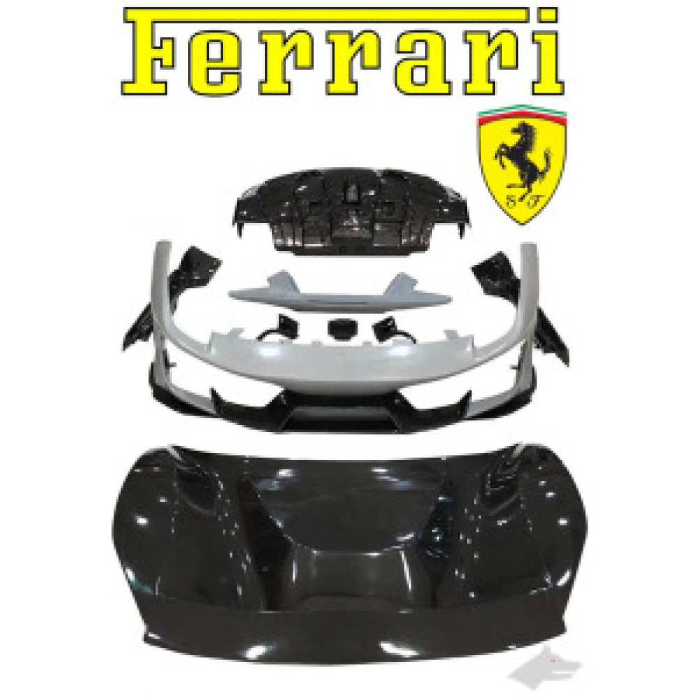 GrayWolf 488 Pista Body Kit | 488 Tuning Body Kit | 488 GTB Refit Body Kit Aerodynamic TuningKit | Ferrari 488 2015-2019