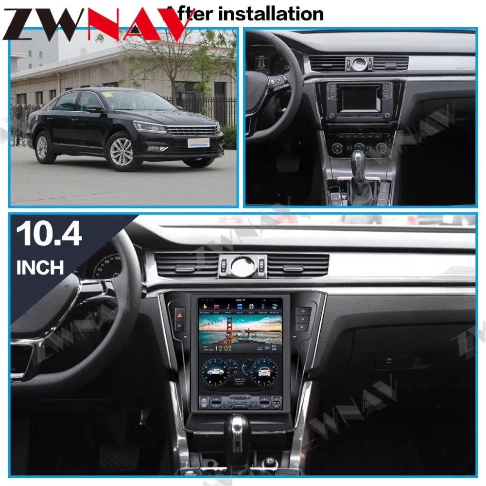 VW Golf 7 (2013-2016) Android Tesla Style Dikey Multimedya Sistemi