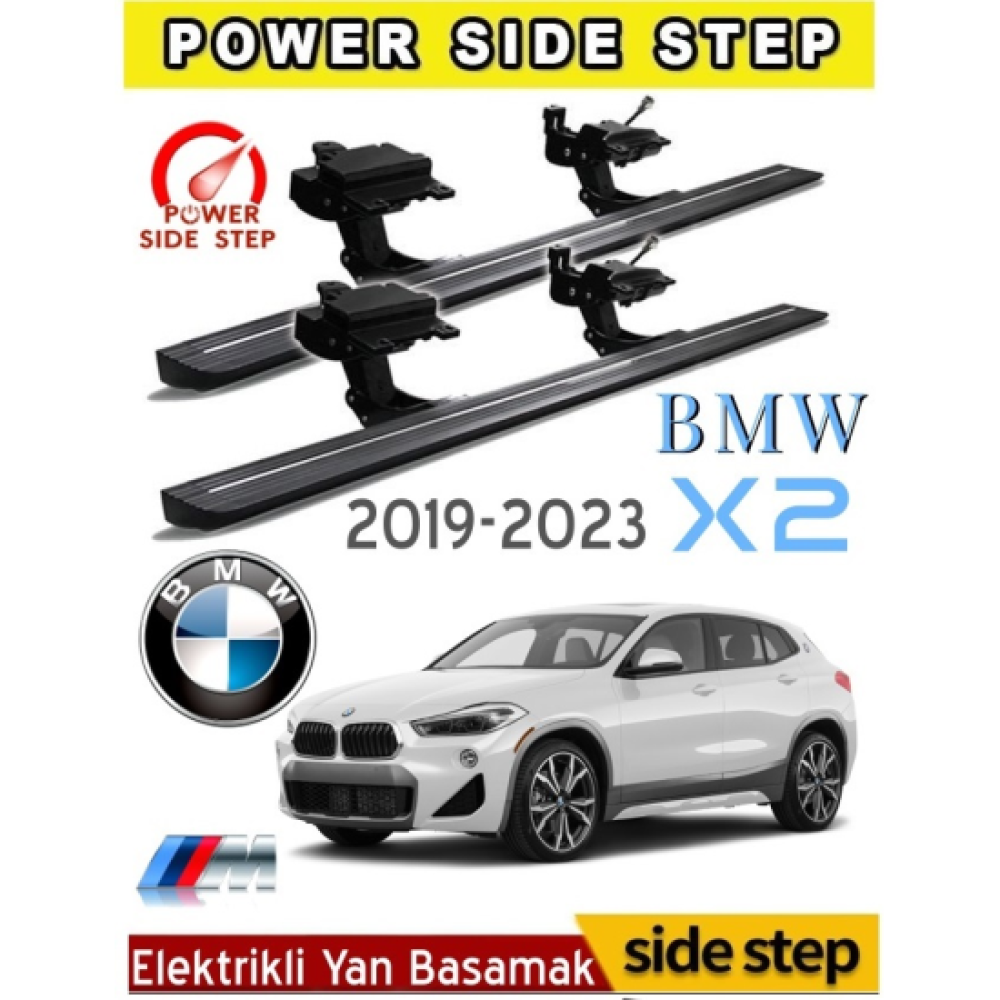 BMW X2 2019-2023 Otomatik Elektrikli Yan Basamak