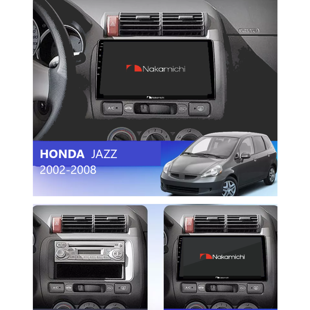 Honda Jazz (2002-2008) | 2+32GB | Uyumlu Android Multimedya Navigasyon Sistemi